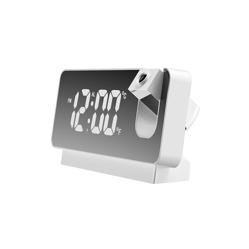 Digital Projection Alarm Clock – 180° Ceiling Projection, 7-Inch LED & Dual Alarm