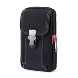 Men's Canvas Belt Bag – Water-Resistant, Phone Pocket & 18×10×5 cm