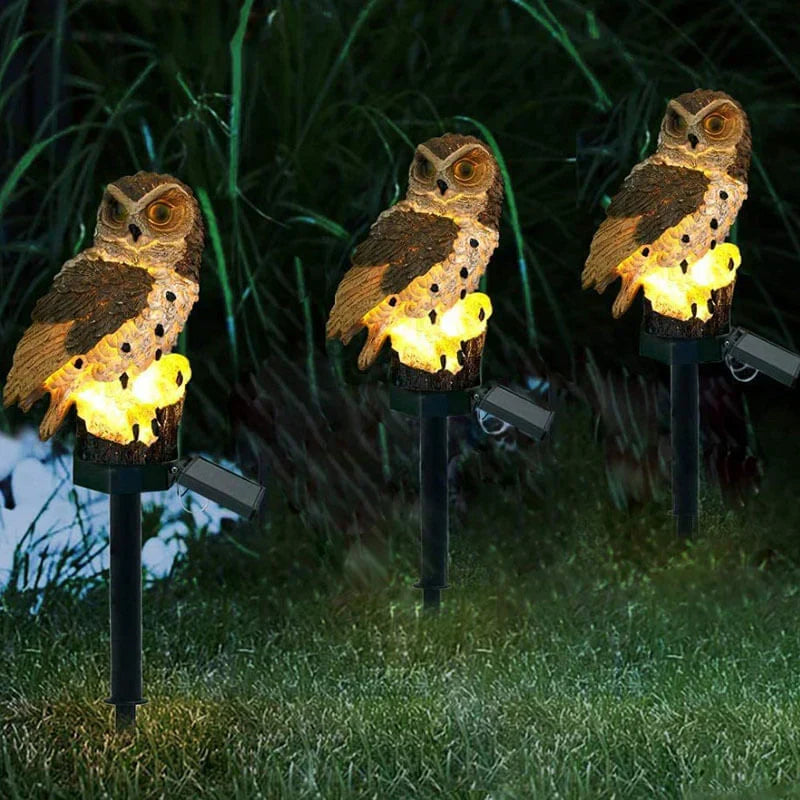 OwlGlow – Solar-Powered Owl Garden Lamp