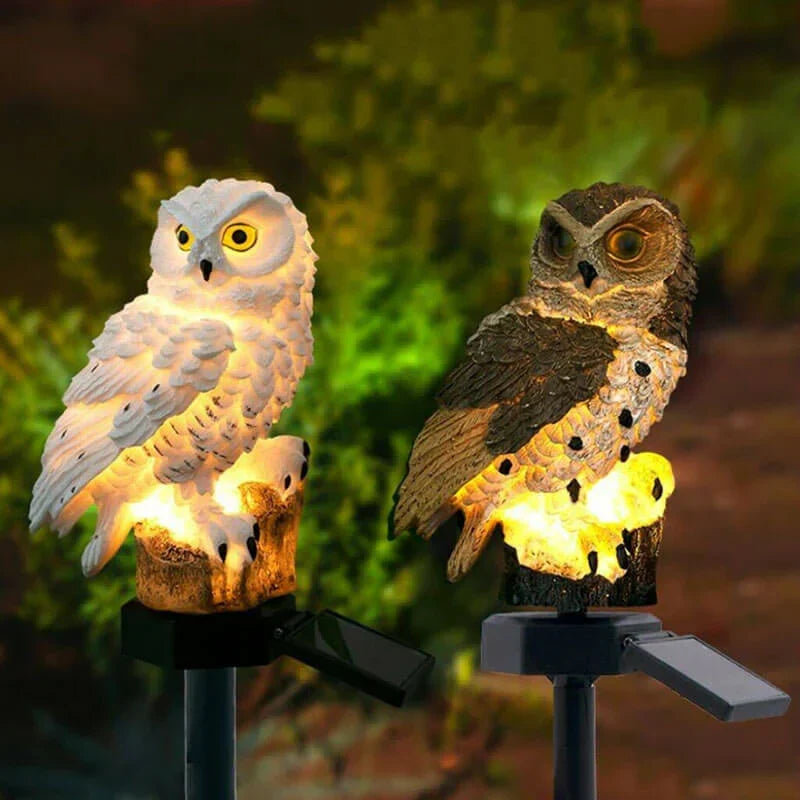 OwlGlow – Solar-Powered Owl Garden Lamp
