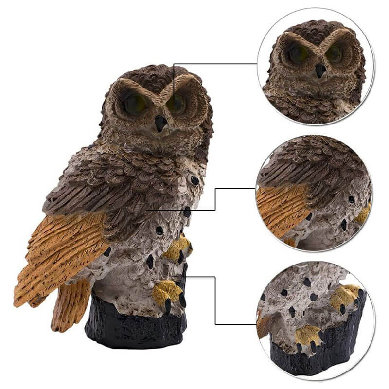 OwlGlow – Solar-Powered Owl Garden Lamp
