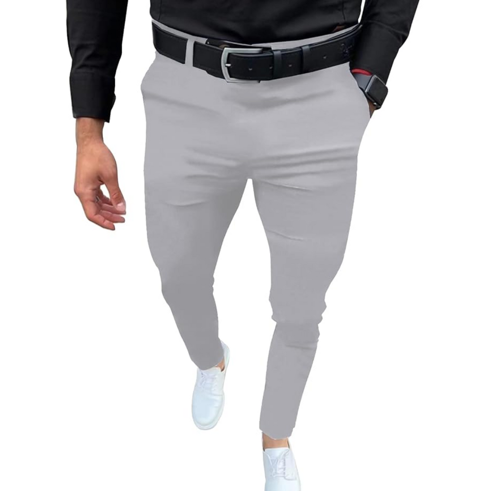 Boaz Slim Fit Stretch Men's Trousers - Comfortable & Stylish Casual Pants for Everyday Wear