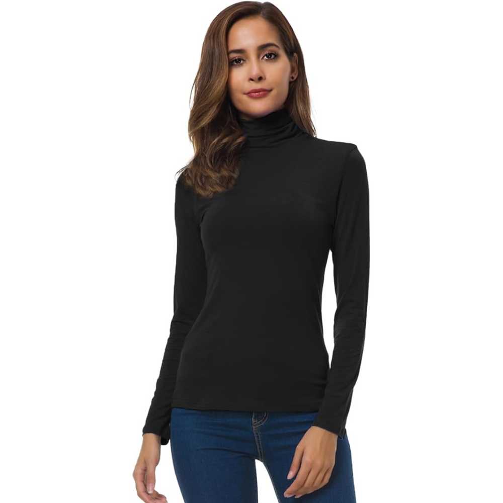 Petra Slim Fit Women's Turtleneck - Stylish & Comfortable Knit Top for Every Season