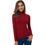 Petra Slim Fit Women's Turtleneck - Stylish & Comfortable Knit Top for Every Season