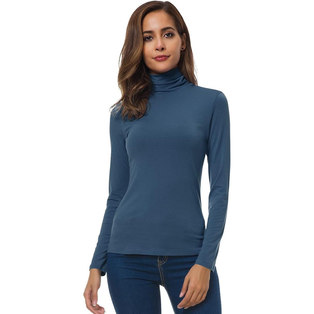 Petra Slim Fit Women's Turtleneck - Stylish & Comfortable Knit Top for Every Season