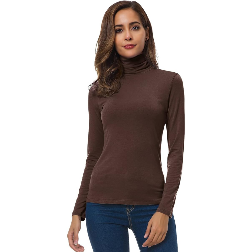 Petra Slim Fit Women's Turtleneck - Stylish & Comfortable Knit Top for Every Season