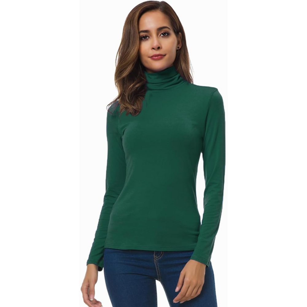 Petra Slim Fit Women's Turtleneck - Stylish & Comfortable Knit Top for Every Season