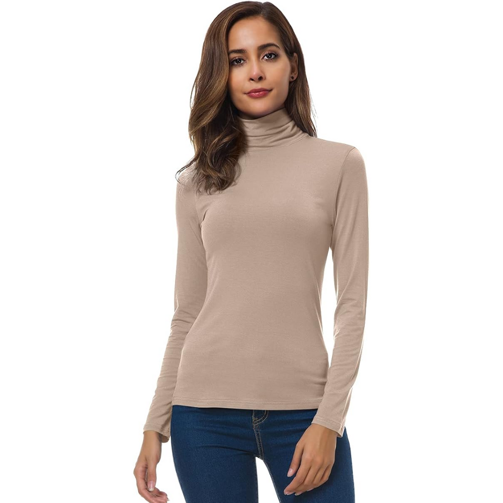 Petra Slim Fit Women's Turtleneck - Stylish & Comfortable Knit Top for Every Season