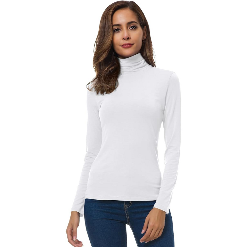 Petra Slim Fit Women's Turtleneck - Stylish & Comfortable Knit Top for Every Season