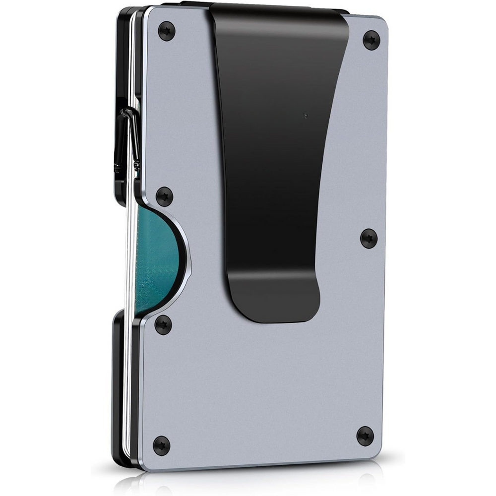 CarbonVault Slim RFID-Blocking Carbon Fiber Wallet with Money Clip - Ultra-Lightweight & Secure
