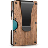 CarbonVault Slim RFID-Blocking Carbon Fiber Wallet with Money Clip - Ultra-Lightweight & Secure