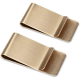 RazorHold Slim Stainless Steel Card Holder & Money Clip Set of 2 - Stylish, Durable & Lightweight Wallets for Men