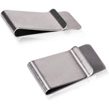 RazorHold Slim Stainless Steel Card Holder & Money Clip Set of 2 - Stylish, Durable & Lightweight Wallets for Men
