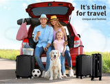 Black Compact Hard-Shell Carry-On Suitcase with 360° Spinner Wheels – Lightweight & Durable Travel Luggage