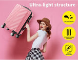 Rosemont Hard Shell Carry-On Luggage with TSA Lock & 360° Spinner Wheels – Lightweight & Durable Travel Suitcase