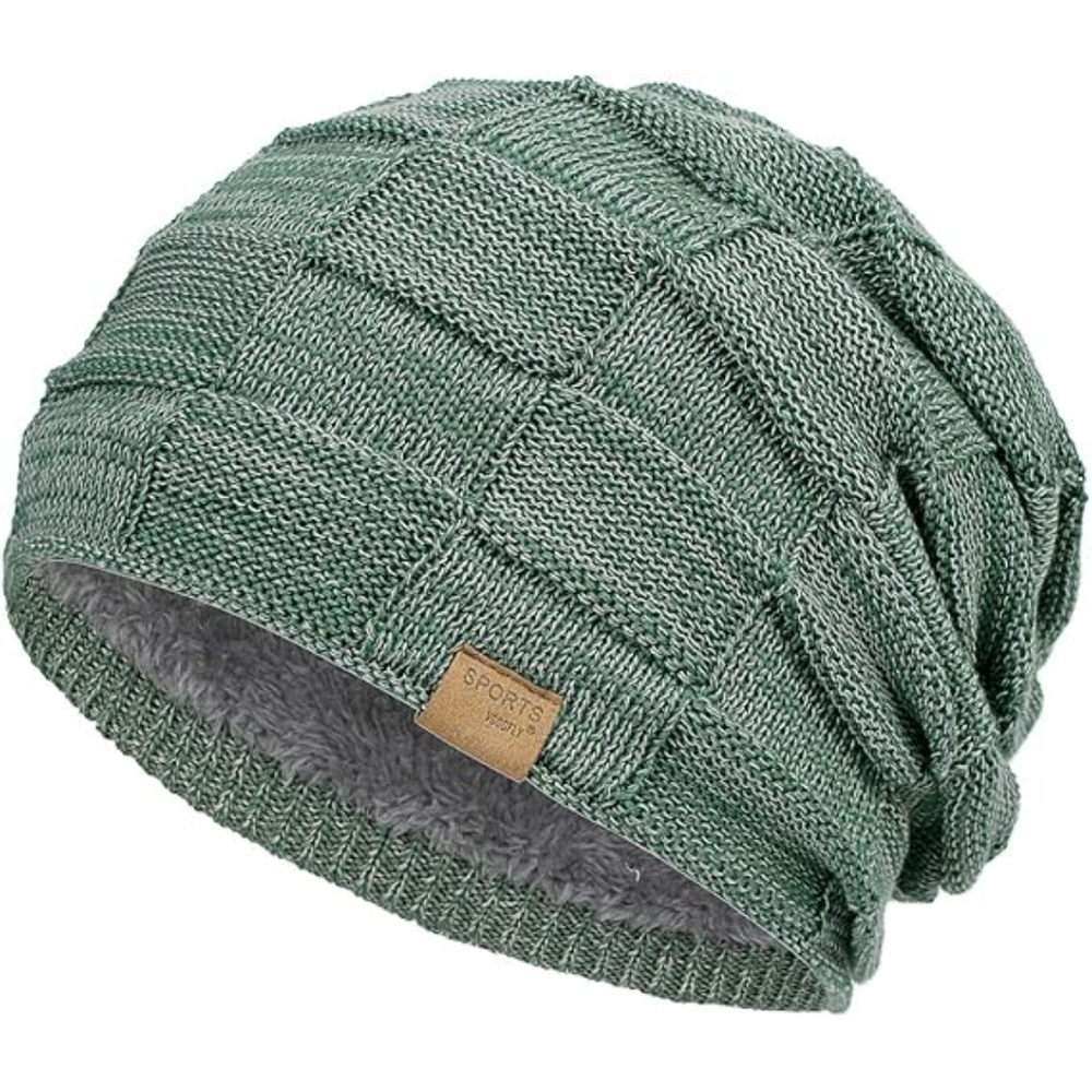 Cozy Luca Slouch Beanie - Warm Knitted Winter Hat for Ultimate Comfort and Style