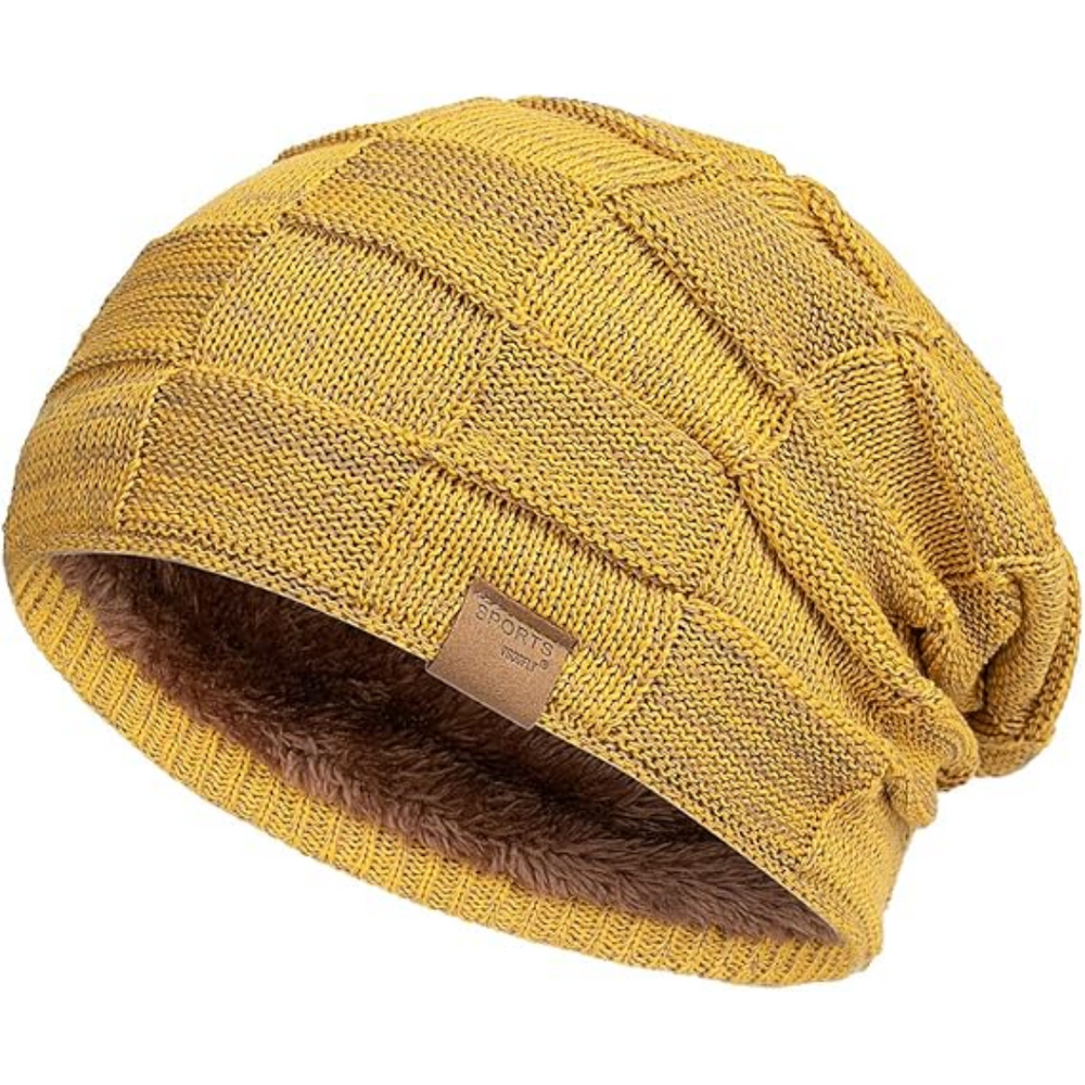 Cozy Luca Slouch Beanie - Warm Knitted Winter Hat for Ultimate Comfort and Style