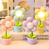 BlossomGlow Small Flower Relaxing Table Lamp - Elegant Floral Design for Soothing Ambiance