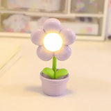 BlossomGlow Small Flower Relaxing Table Lamp - Elegant Floral Design for Soothing Ambiance