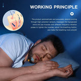 EMS Pulse Snore Stopper Device - Portable Sleep Aid for Peaceful Nights | Effective Anti-Snoring Solution