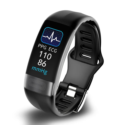 Advanced Fitness Tracker with BP, ECG, Heart Rate, SpO2 & Sleep Monitoring