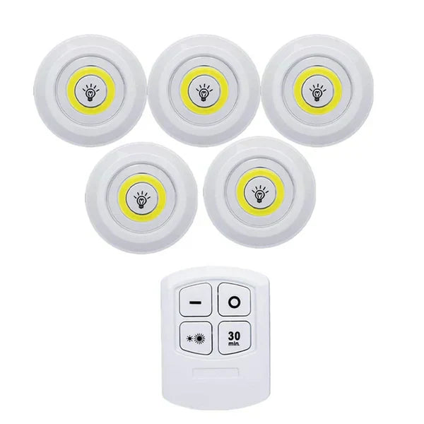 SmartGlow LED Lighting with Energy-Saving Standby Function - Adjustable Brightness & Remote Control