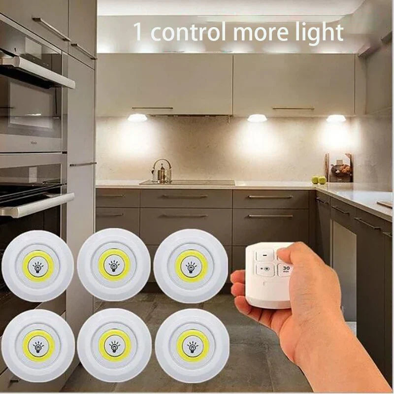 SmartGlow LED Lighting with Energy-Saving Standby Function - Adjustable Brightness & Remote Control
