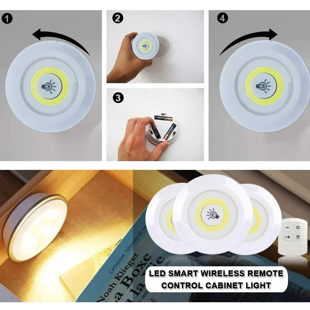 SmartGlow LED Lighting with Energy-Saving Standby Function - Adjustable Brightness & Remote Control