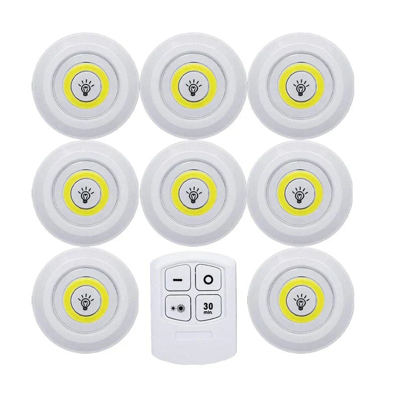 SmartGlow LED Lighting with Energy-Saving Standby Function - Adjustable Brightness & Remote Control