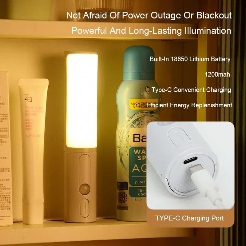 Smart LED Motion Sensor Night Light - Lumos | Energy-Efficient, Auto-On/Off, Adjustable Brightness