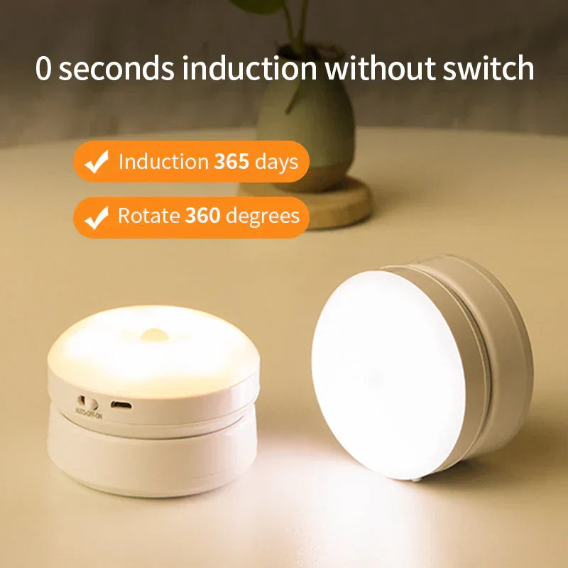 Elara Smart Motion Sensor Night Light - Energy-Efficient LED, Auto-On/Off, Ideal for Hallways & Bedrooms