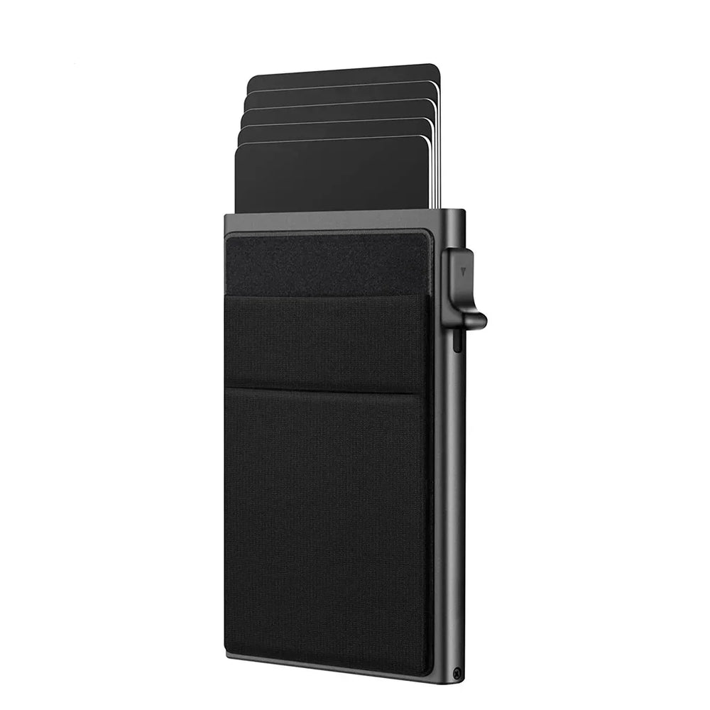 Enhanced Product Title: **Slim RFID-Blocking Metal Wallet for Men - Ultra-Thin Mini Credit Card Holder** 

This title emphasizes key features like "RFID-Blocking" and "Ultra-Thin," which are likely to attract more attention in Google Shopping searches.