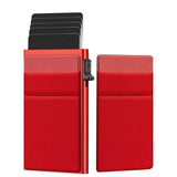 Enhanced Product Title: **Slim RFID-Blocking Metal Wallet for Men - Ultra-Thin Mini Credit Card Holder** 

This title emphasizes key features like "RFID-Blocking" and "Ultra-Thin," which are likely to attract more attention in Google Shopping searches.