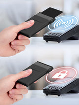 Enhanced Product Title: **Slim RFID-Blocking Metal Wallet for Men - Ultra-Thin Mini Credit Card Holder** 

This title emphasizes key features like "RFID-Blocking" and "Ultra-Thin," which are likely to attract more attention in Google Shopping searches.