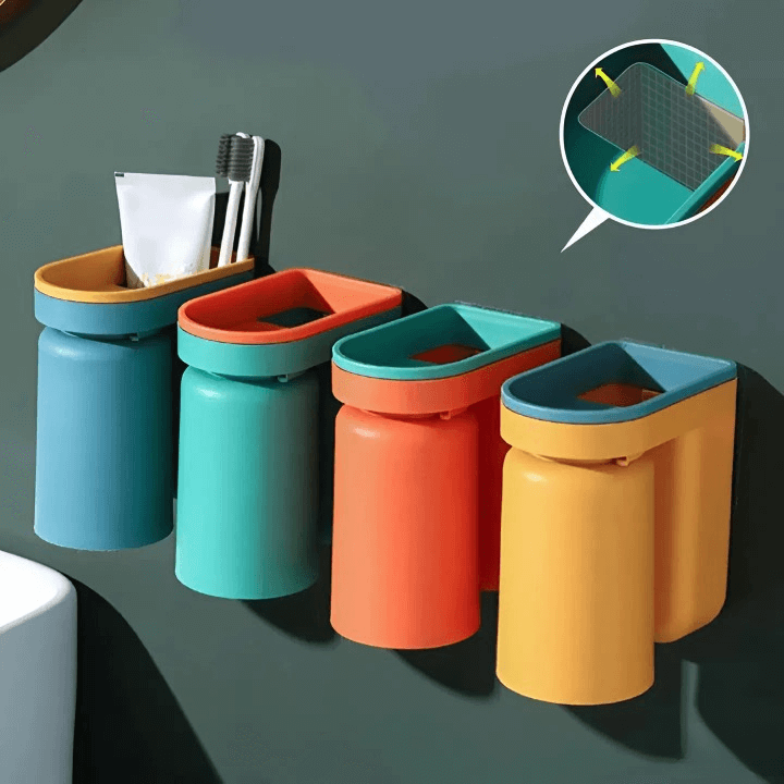 Optimized Product Title: "Zahnbürsten-Wandhalter – Einfach ohne Bohren montierbar | Praktischer Badezimmer Organizer" 

This title includes relevant keywords while providing additional context to attract potential buyers.