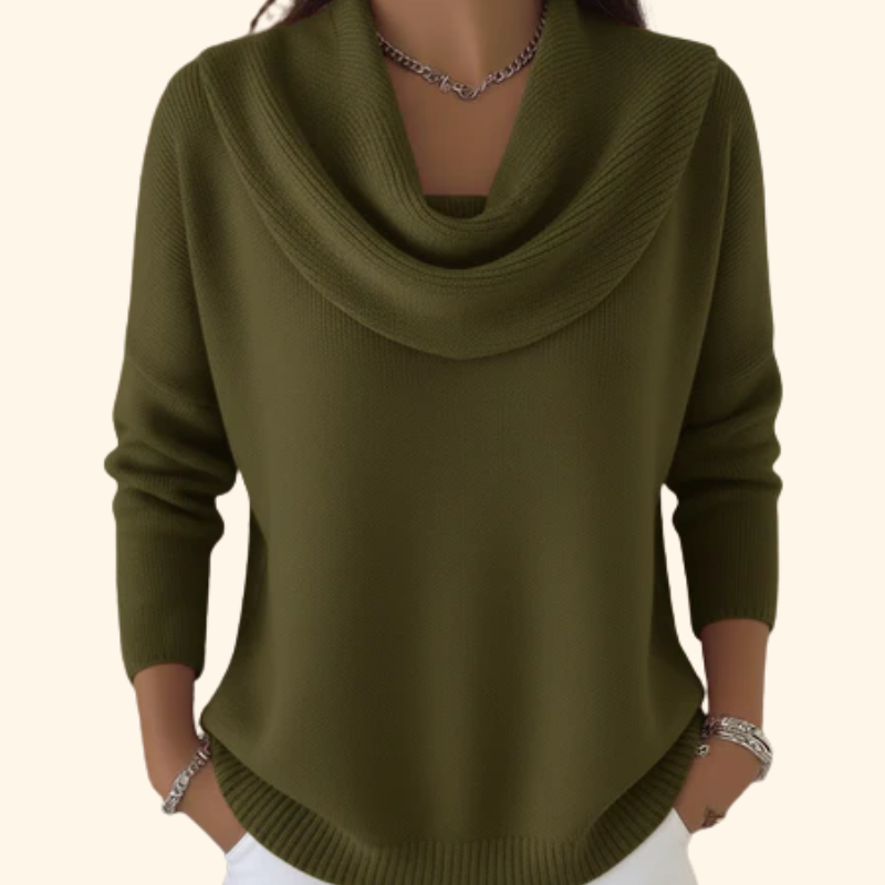 Women's longline sweater, view 6