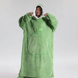 Snuggie Wearable Blanket Hooded Cozy Winter Hooded Throw