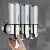 SOAPFORT Wall-Mounted Stainless Steel Soap Dispenser – Durable, Sleek Design for Home & Commercial Use