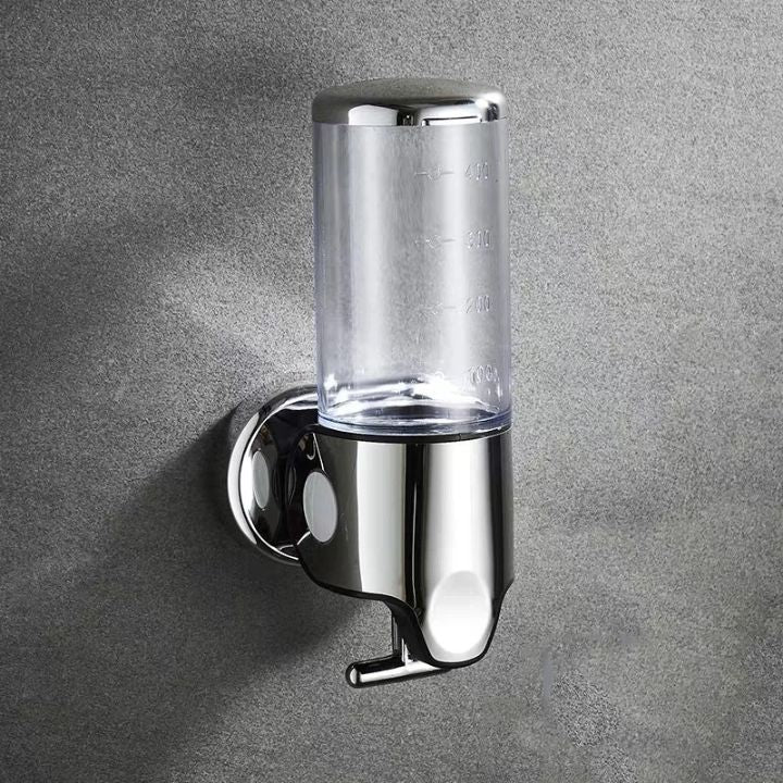 SOAPFORT Wall-Mounted Stainless Steel Soap Dispenser – Durable, Sleek Design for Home & Commercial Use