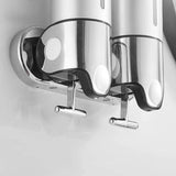 SOAPFORT Wall-Mounted Stainless Steel Soap Dispenser – Durable, Sleek Design for Home & Commercial Use