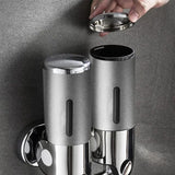 SOAPFORT Wall-Mounted Stainless Steel Soap Dispenser – Durable, Sleek Design for Home & Commercial Use