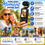 Pocket Action Camera – 1080P, 1.9-Inch Touchscreen & 170° Wide Angle