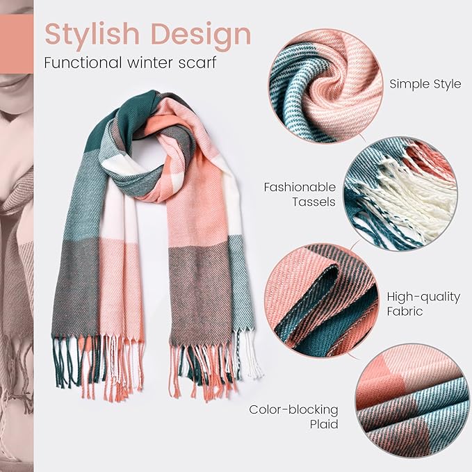 Luxurious Soft Cashmere Winter Scarf - Martha | Cozy & Stylish Cold Weather Accessory
