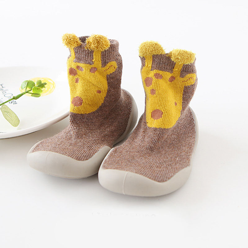 Soft Knitted Anti-Slip Toddler Shoes - Cozy Slippers for Little Feet