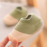 Soft Knitted Anti-Slip Toddler Shoes - Cozy Slippers for Little Feet
