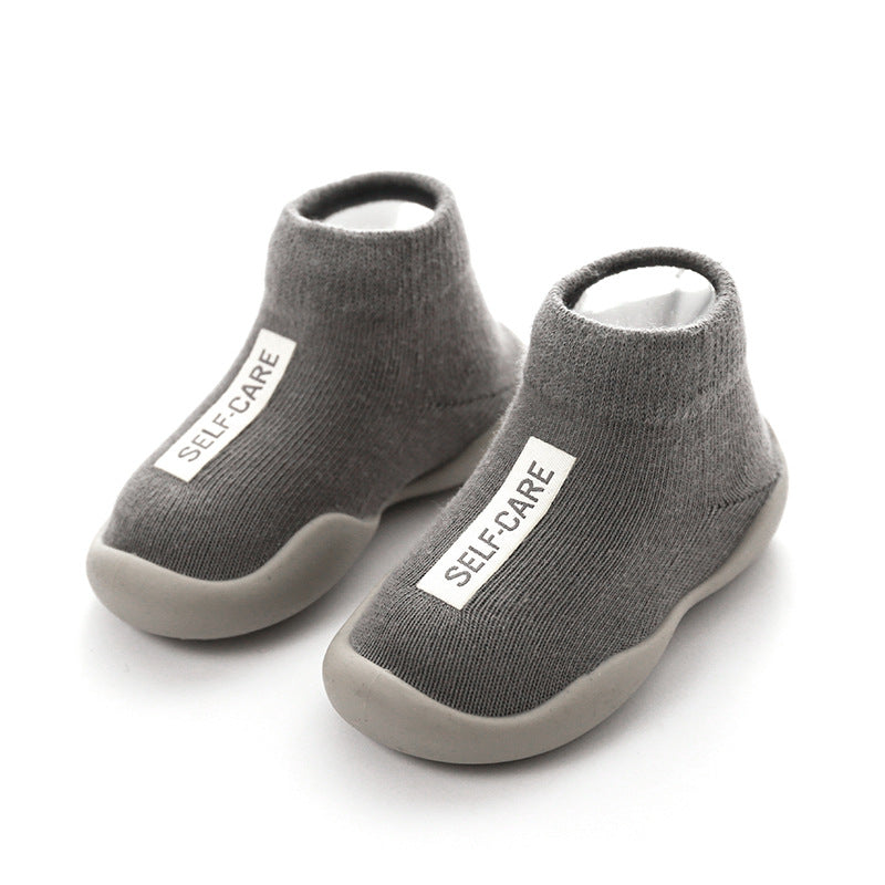 Soft Knitted Anti-Slip Toddler Shoes - Cozy Slippers for Little Feet