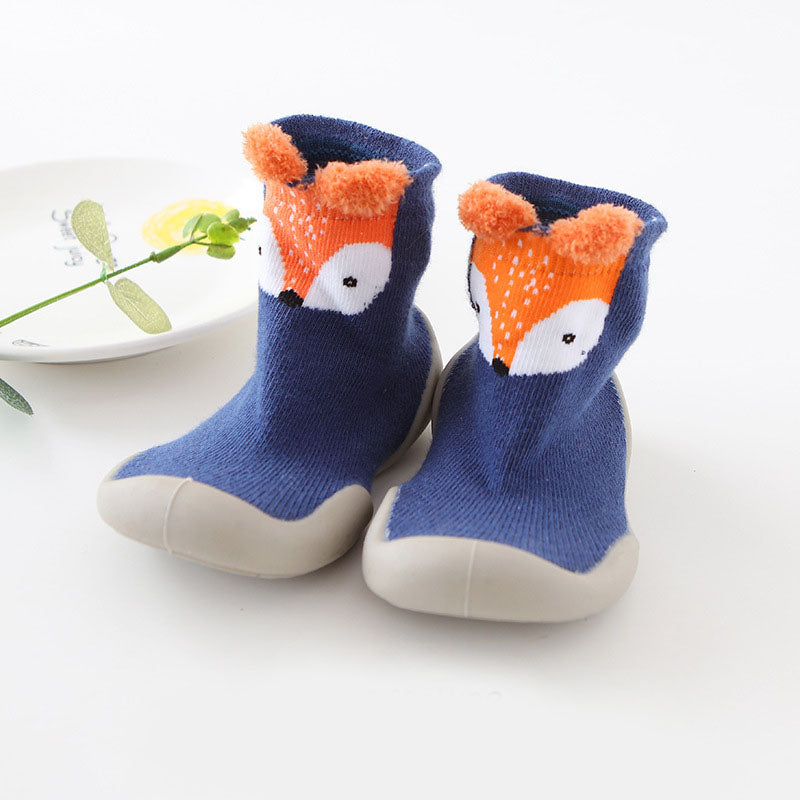 Soft Knitted Anti-Slip Toddler Shoes - Cozy Slippers for Little Feet