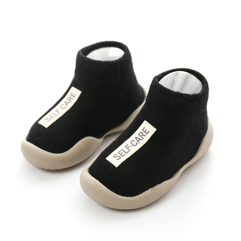 Soft Knitted Anti-Slip Toddler Shoes - Cozy Slippers for Little Feet