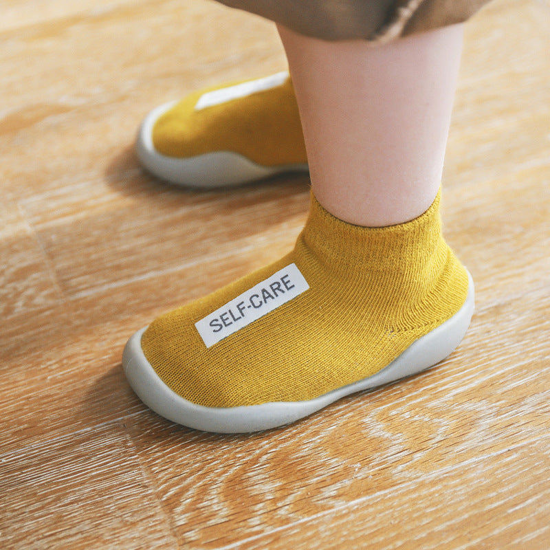 Soft Knitted Anti-Slip Toddler Shoes - Cozy Slippers for Little Feet