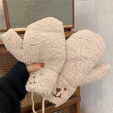 Cozy Soft Ladies Teddy Mittens - Mila | Warm & Stylish Winter Accessories
